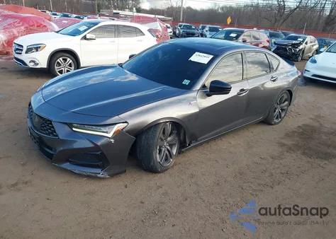 2022 Acura Tlx A-Spec Package z USA, uszkodzony, nr VIN 19UUB5F56NA002172